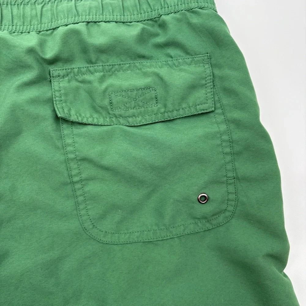 Onward Reserve Men's Green Swim Trunks Size Large Elastic Waist Casual Shorts